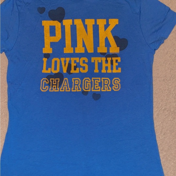 PINK Victoria's secrets nfl chargers Tee - Picture 2 of 3